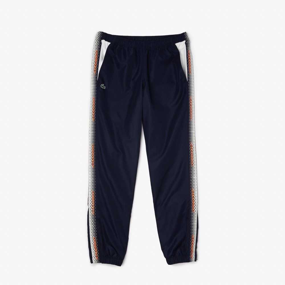 Lacoste Regular Fit Track Pants Marinblå Blå Vita | GCLXB-8297