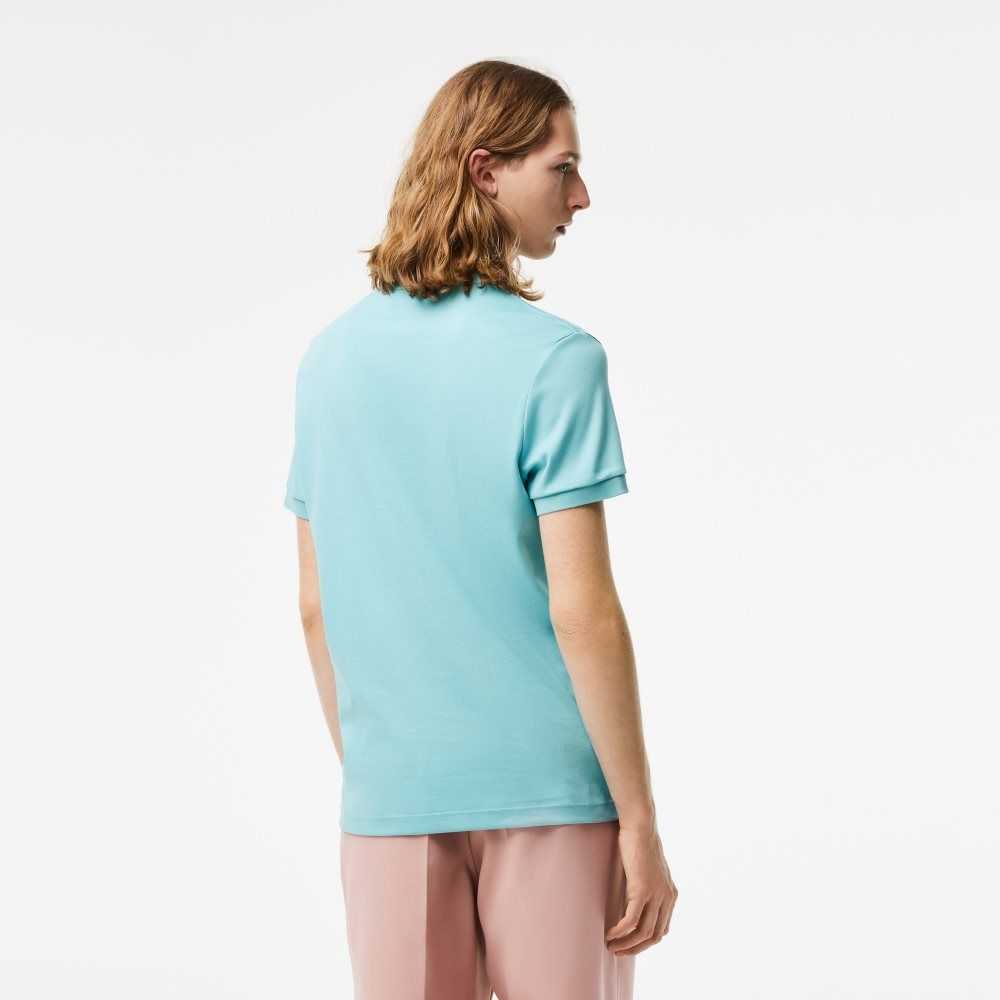 Lacoste Regular Fit Ultra Soft Bomull Jersey Mintgröna | JDGBK-8421