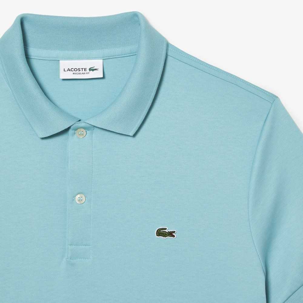 Lacoste Regular Fit Ultra Soft Bomull Jersey Mintgröna | JDGBK-8421