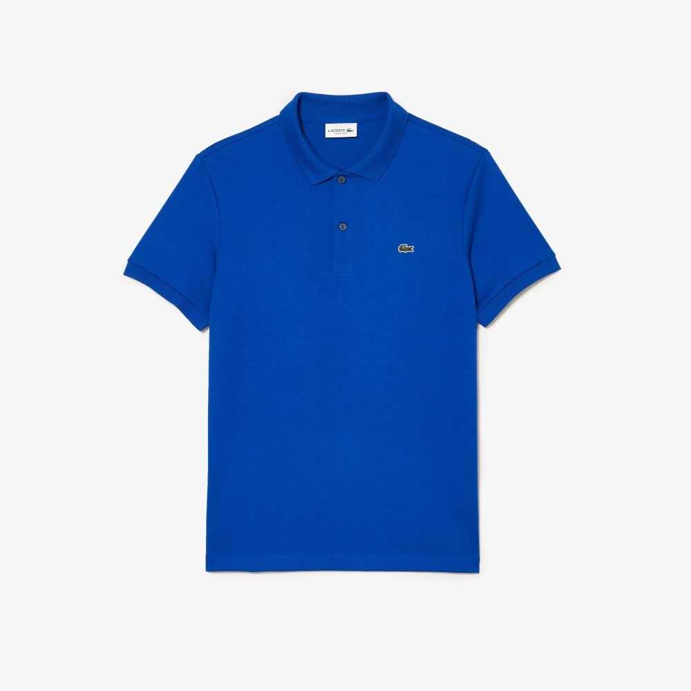 Lacoste Regular Fit Ultra Soft Bomull Jersey Blå | JRWON-0984