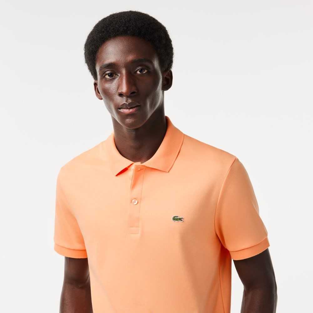 Lacoste Regular Fit Ultra Soft Bomull Jersey Ljusorange | LDFSZ-3168