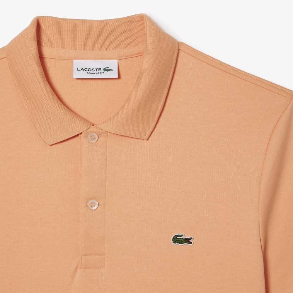 Lacoste Regular Fit Ultra Soft Bomull Jersey Ljusorange | LDFSZ-3168