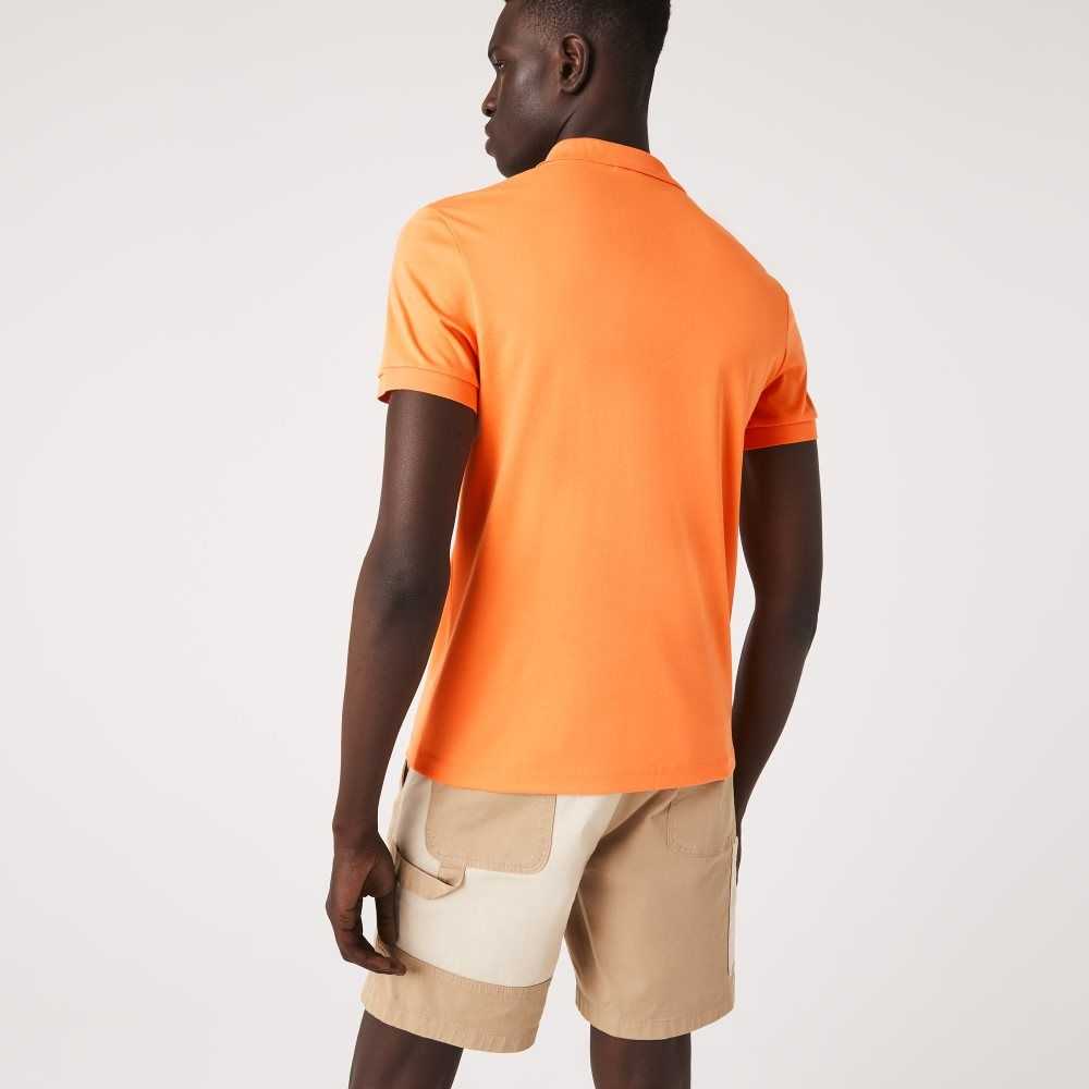 Lacoste Regular Fit Ultra Soft Bomull Jersey Orange | NUCPB-1879