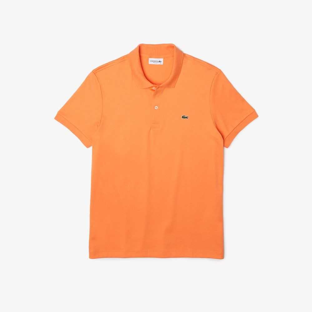 Lacoste Regular Fit Ultra Soft Bomull Jersey Orange | NUCPB-1879