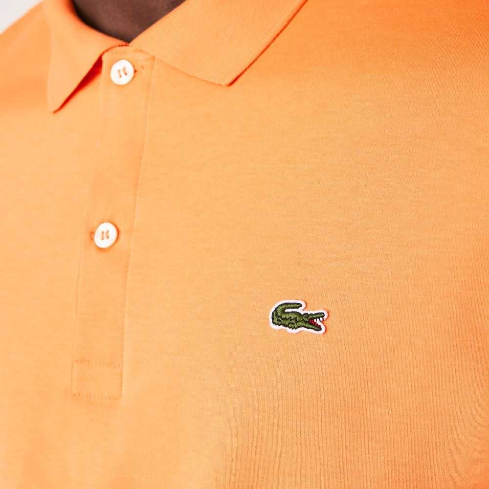 Lacoste Regular Fit Ultra Soft Bomull Jersey Orange | NUCPB-1879