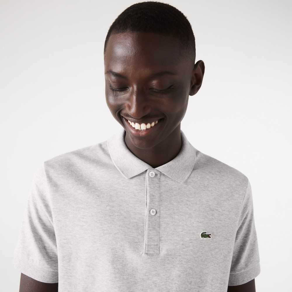 Lacoste Regular Fit Ultra Soft Bomull Jersey Grå | VKOLI-9806