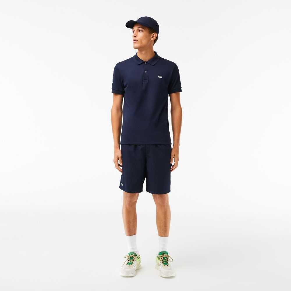 Lacoste Regular Fit Ultra Soft Bomull Jersey Marinblå Blå | WHCND-2975