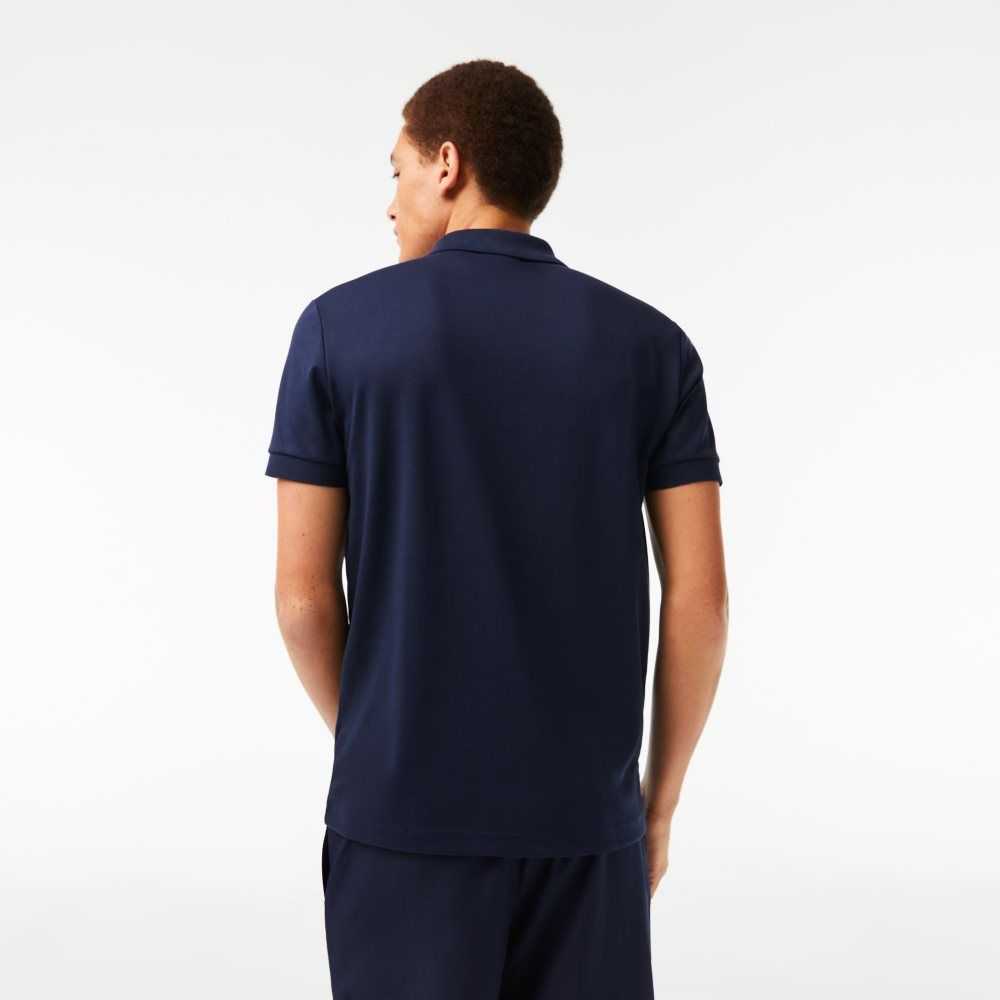 Lacoste Regular Fit Ultra Soft Bomull Jersey Marinblå Blå | WHCND-2975