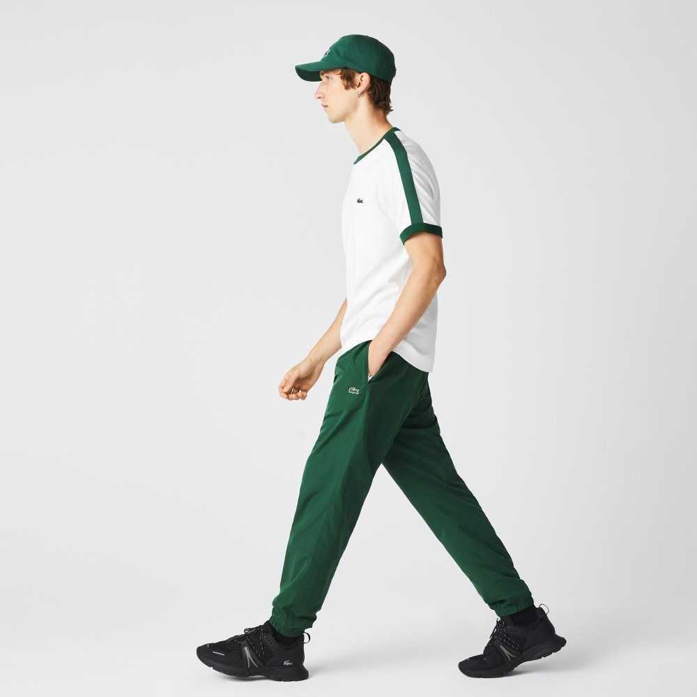 Lacoste Regular Fit Vatten-Repellent Gröna | CQDYL-9873