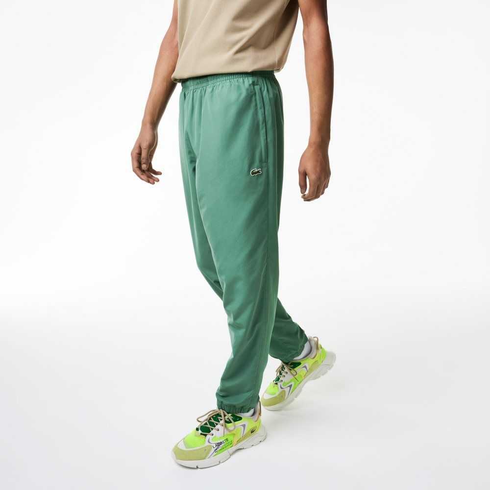 Lacoste Regular Fit Vatten-Repellent Trackpants Khaki Gröna | UAYNM-8723