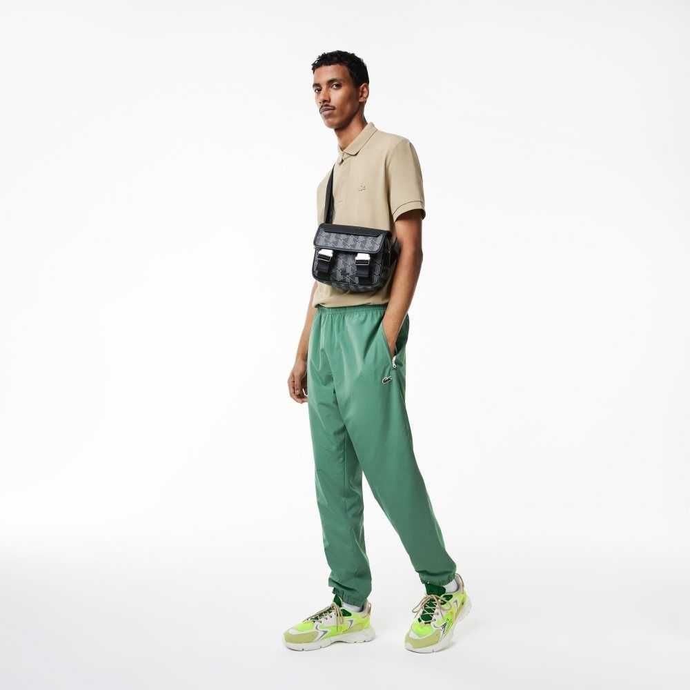 Lacoste Regular Fit Vatten-Repellent Trackpants Khaki Gröna | UAYNM-8723