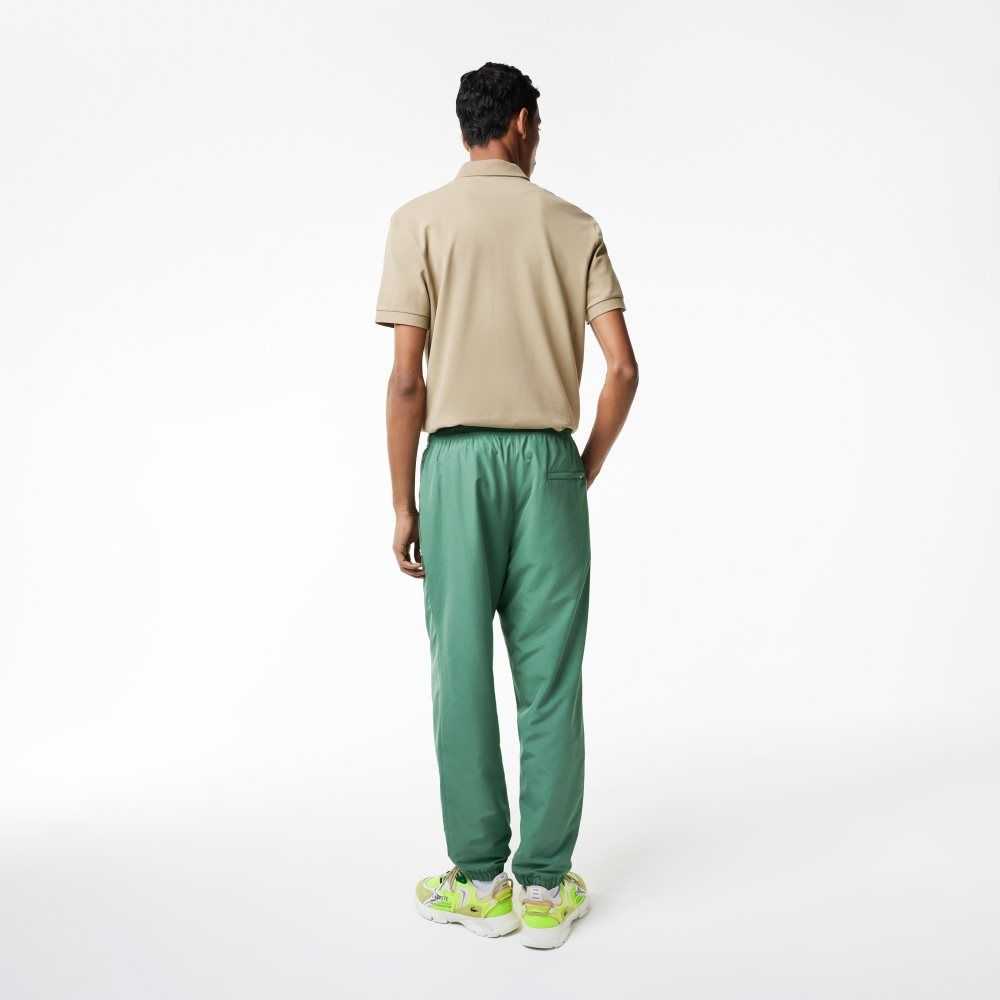 Lacoste Regular Fit Vatten-Repellent Trackpants Khaki Gröna | UAYNM-8723