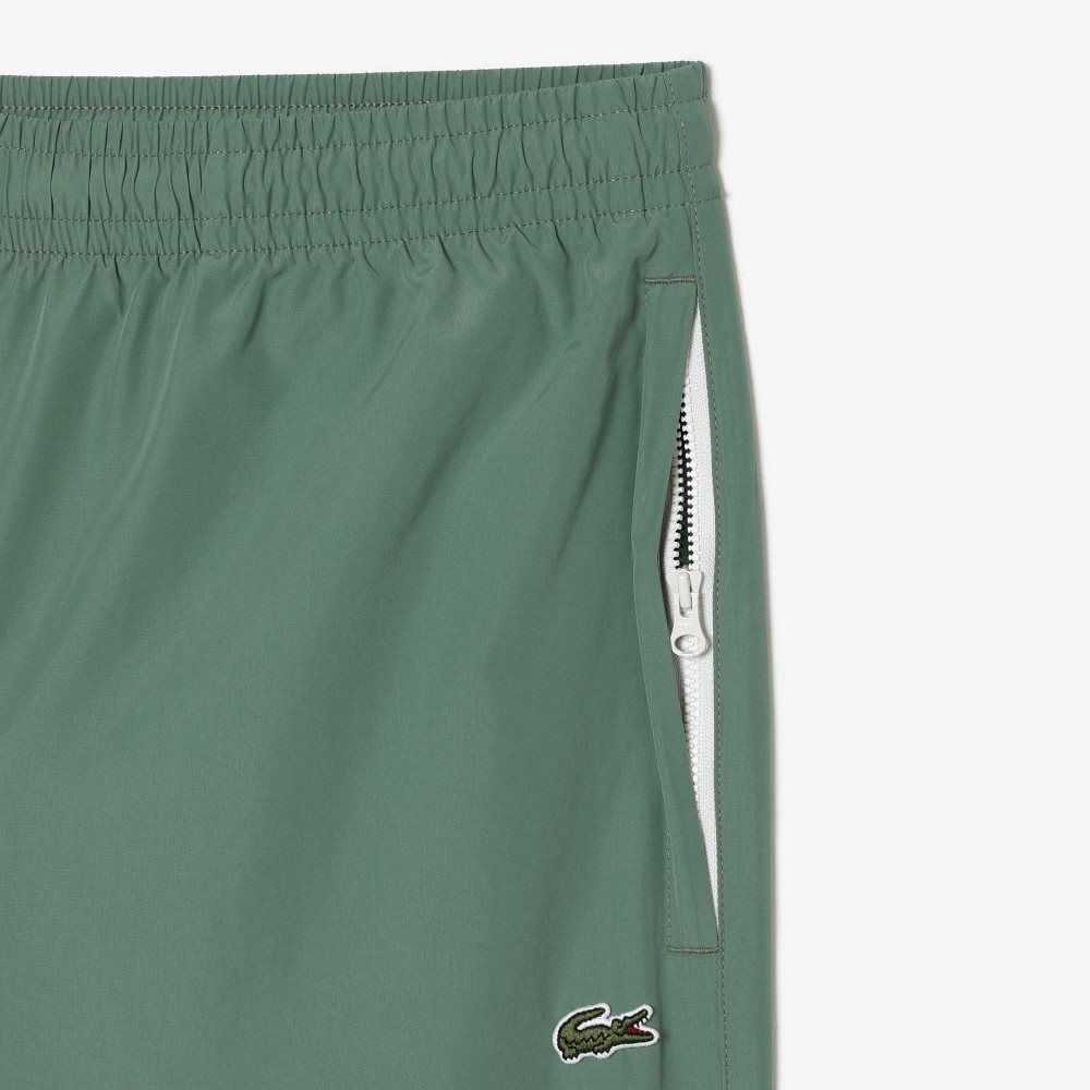 Lacoste Regular Fit Vatten-Repellent Trackpants Khaki Gröna | UAYNM-8723