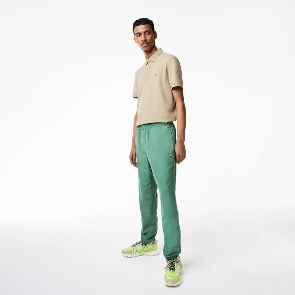 Lacoste Regular Fit Vatten-Repellent Trackpants Khaki Gröna | UAYNM-8723