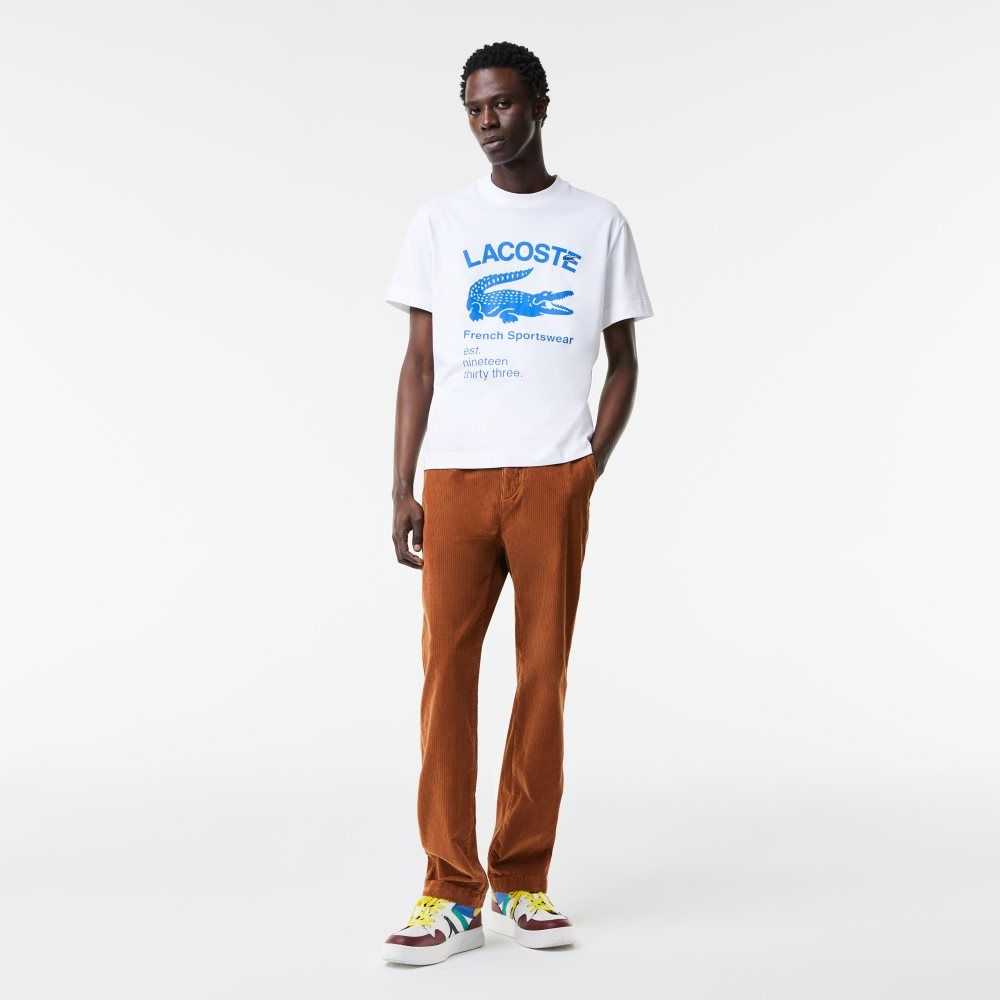 Lacoste Relaxed Fit Crocodile Vita | CFWKI-9645