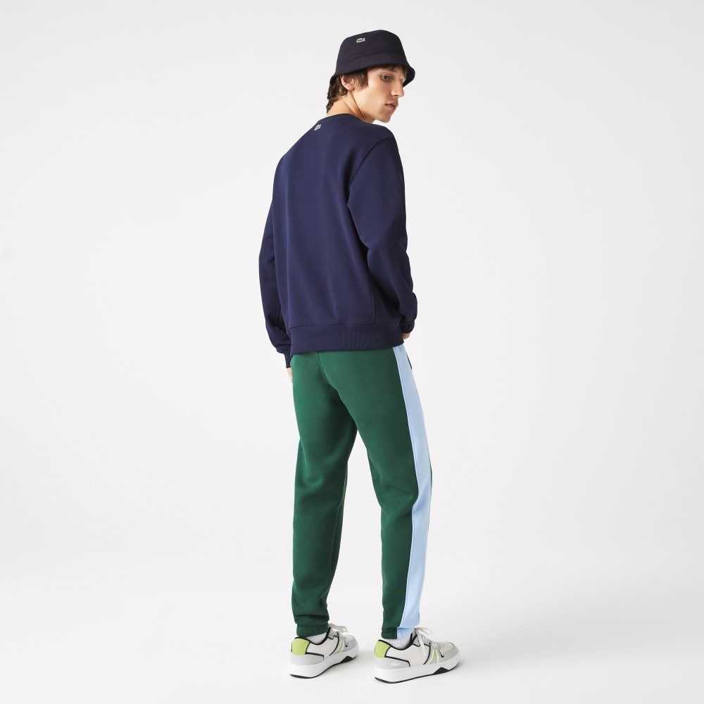 Lacoste Relaxed Fit Organic Bomull Marinblå Blå | UVPWO-1639