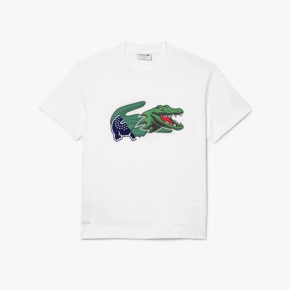 Lacoste Relaxed Fit Oversized Crocodile Vita | GTLOC-5290