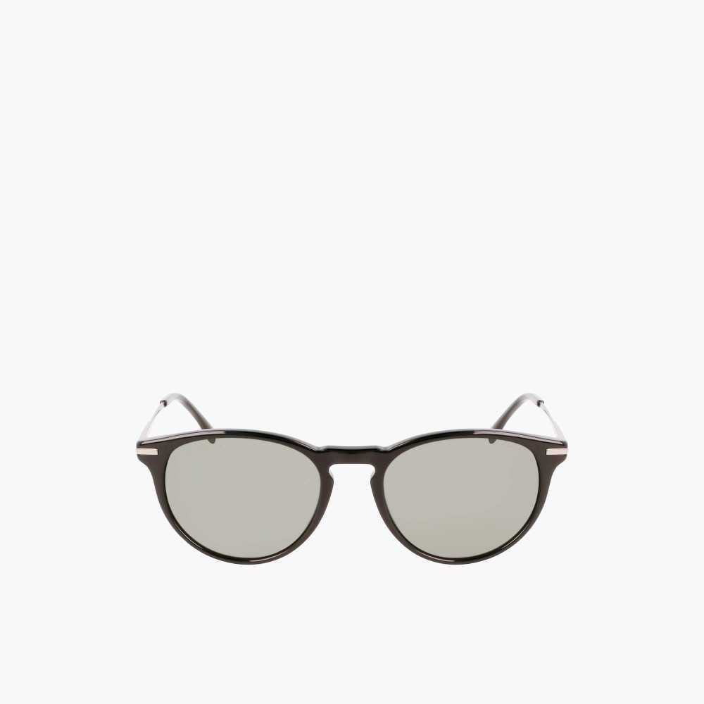 Lacoste Round Acetate Novak Djokovic Svarta | GUKZT-3789