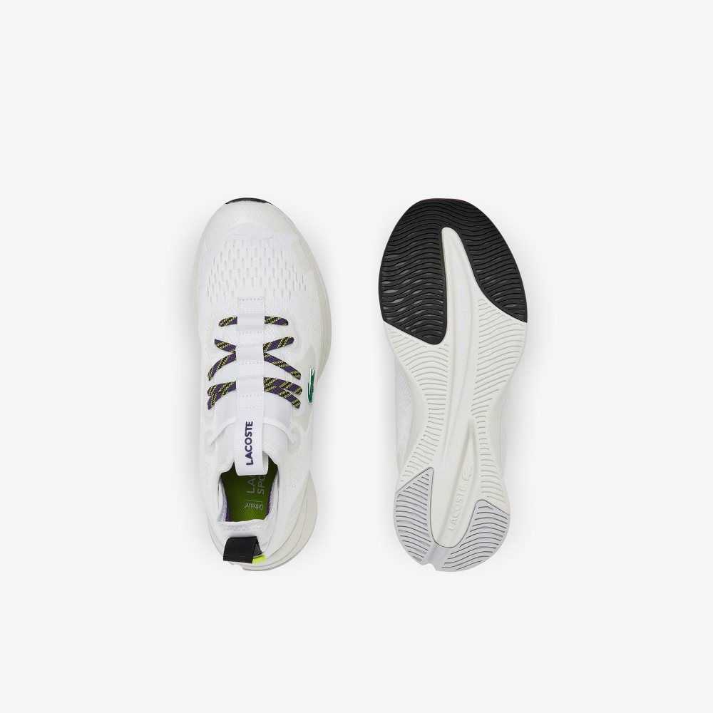 Lacoste Run Spin Bekvämlighet Vita Vita | EYLPR-4392