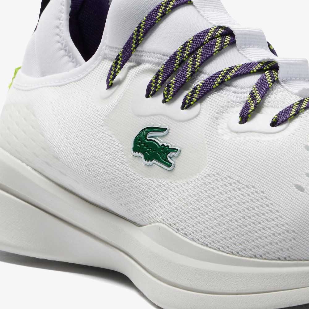 Lacoste Run Spin Bekvämlighet Vita Vita | EYLPR-4392