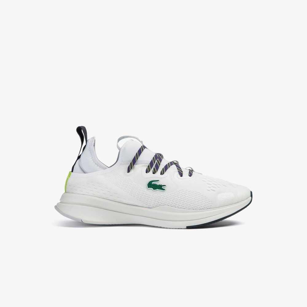 Lacoste Run Spin Bekvämlighet Vita Vita | EYLPR-4392