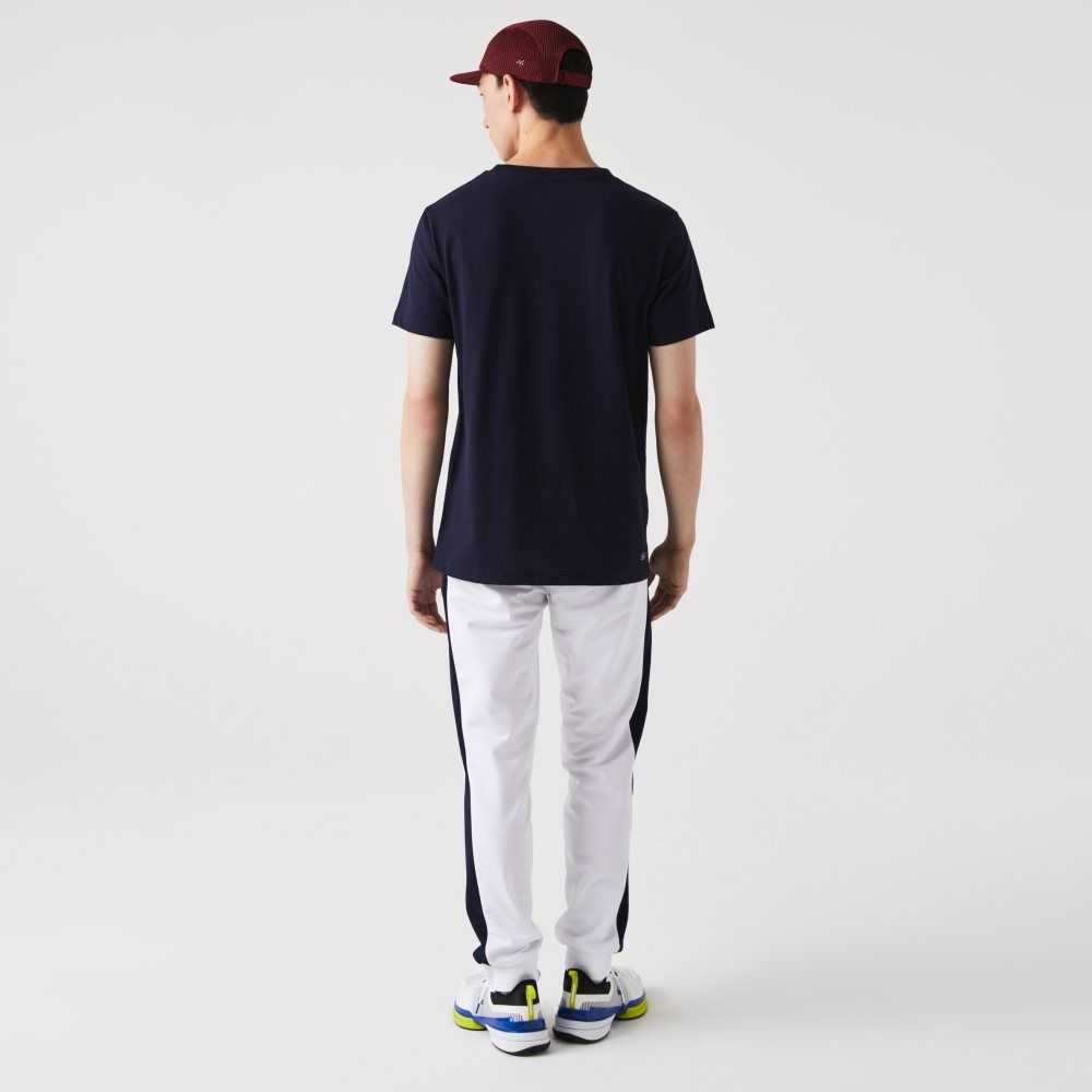 Lacoste SPORT Abrasion-Resistant Tennis Vita Marinblå Blå Gröna | NDKLF-2674