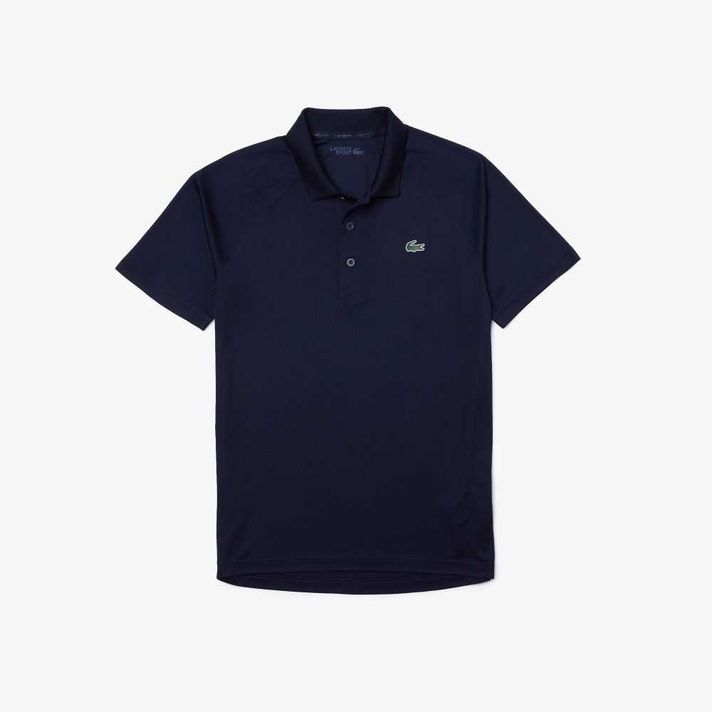 Lacoste SPORT Andas Abrasion-Resistant Interlock Marinblå Blå | ZGESI-5372