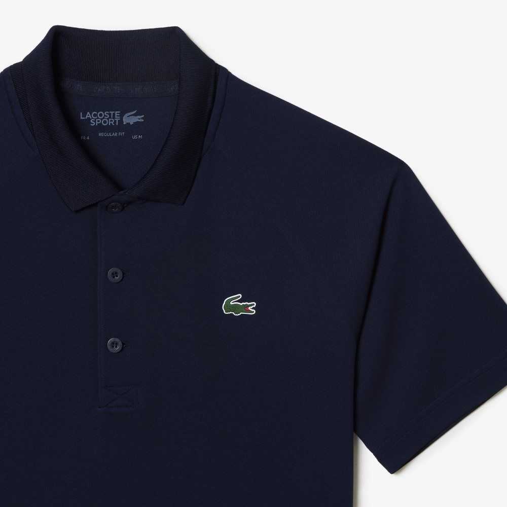 Lacoste SPORT Andas Abrasion-Resistant Interlock Marinblå Blå | ZGESI-5372