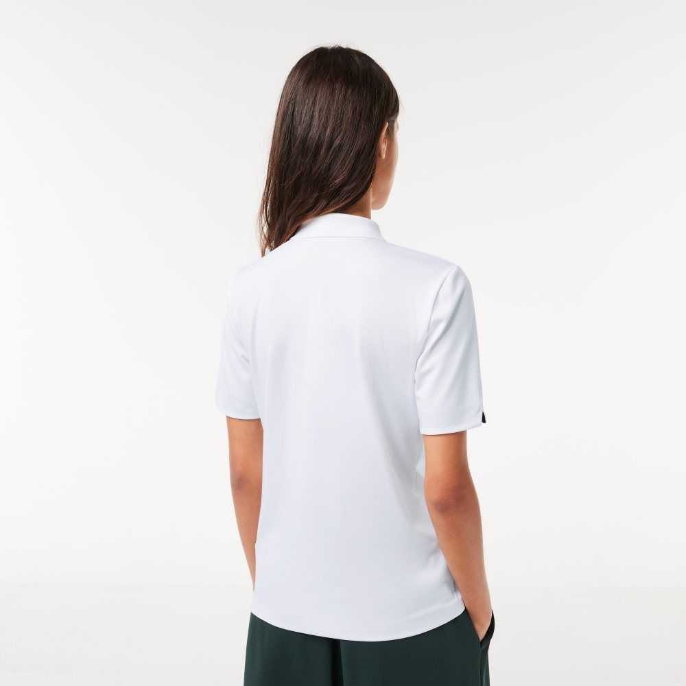 Lacoste SPORT Andas Stretch Golf Vita Marinblå Blå | NEOPW-7194