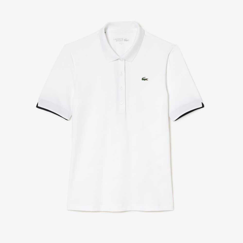 Lacoste SPORT Andas Stretch Golf Vita Marinblå Blå | NEOPW-7194