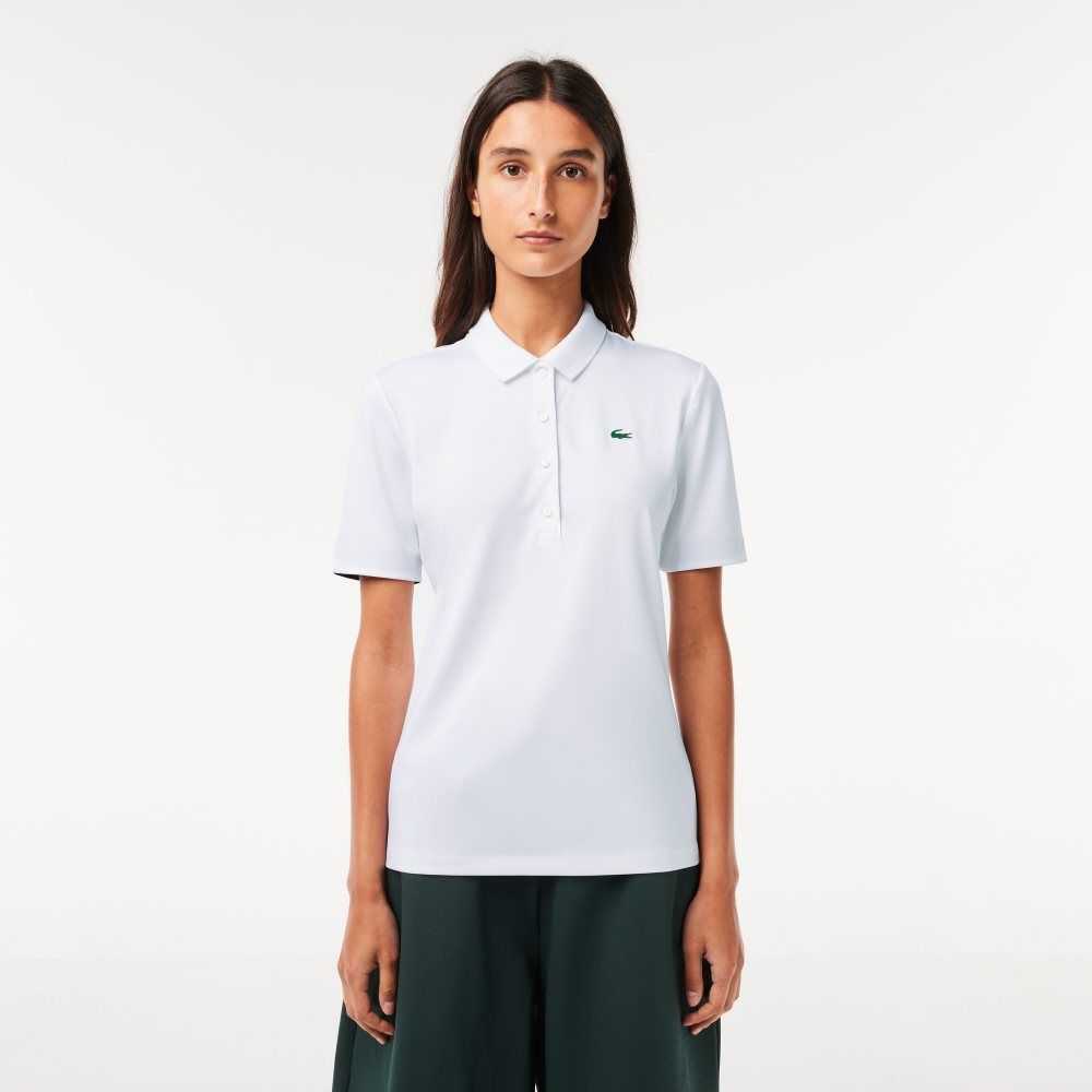 Lacoste SPORT Andas Stretch Golf Vita Marinblå Blå | NEOPW-7194