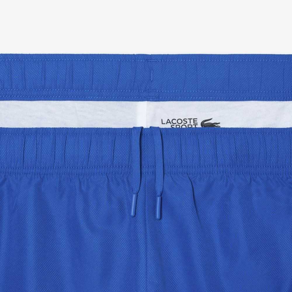 Lacoste SPORT Big Fit Logo Stripe Blå | NCZFW-8620