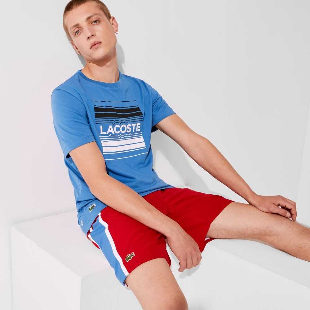 Lacoste SPORT Colorblock Panels Lätta Röda Blå Vita | VGPZM-5629