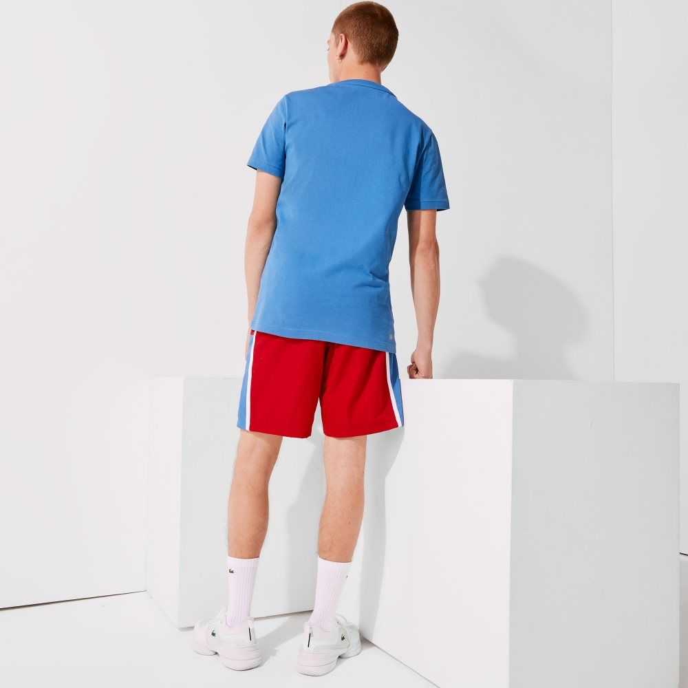 Lacoste SPORT Colorblock Panels Lätta Röda Blå Vita | VGPZM-5629