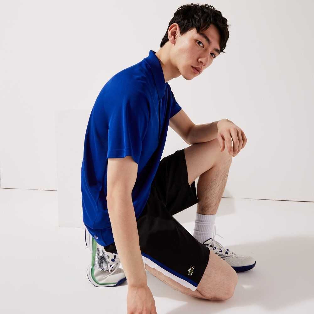 Lacoste SPORT Colorblock Panels Lätta Svarta Vita Blå | UEDKS-3410