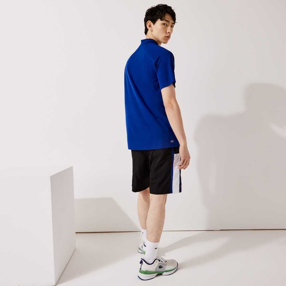 Lacoste SPORT Colorblock Panels Lätta Svarta Vita Blå | UEDKS-3410