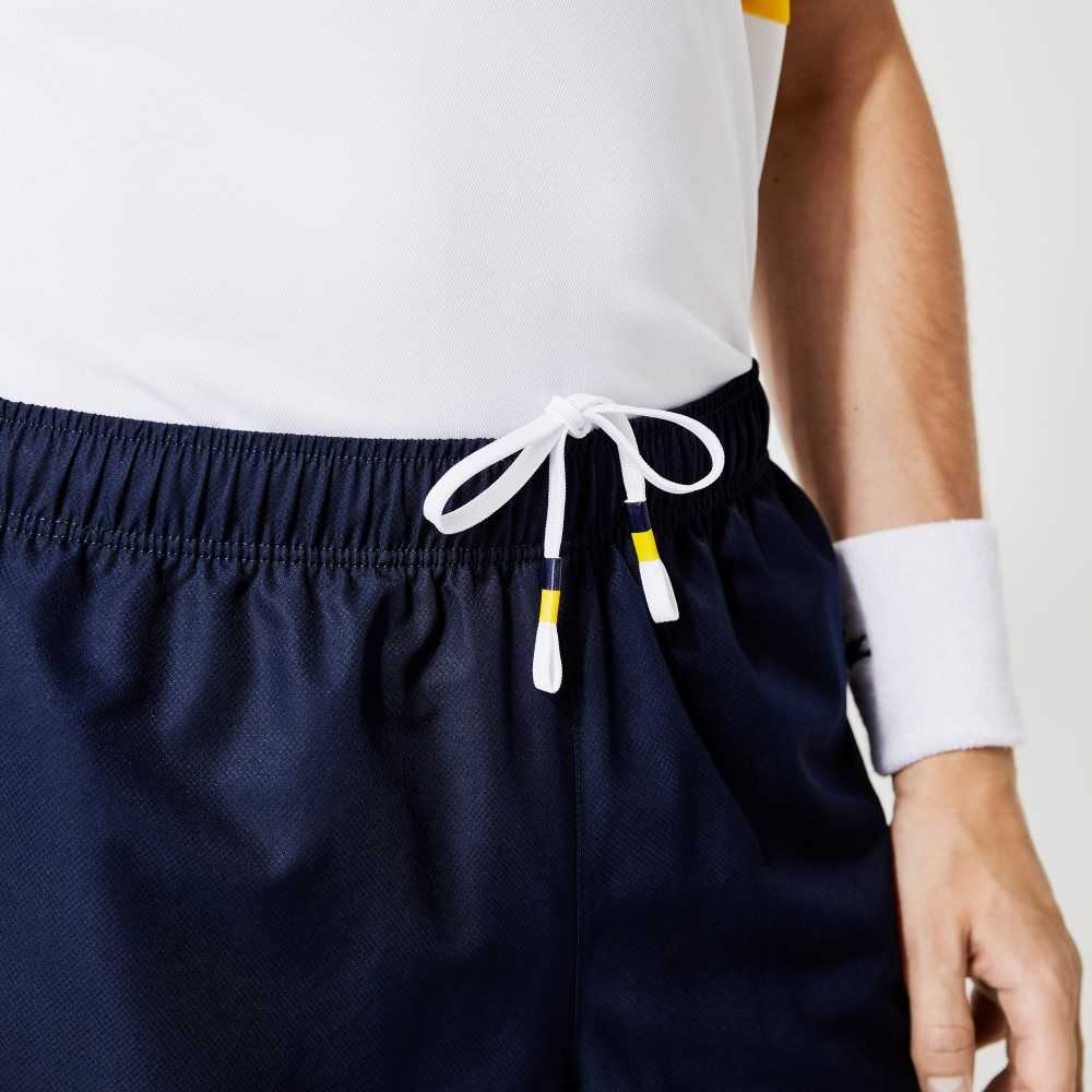 Lacoste SPORT Contrast Bands Lätta Marinblå Blå Gula Vita | BXEYD-8524