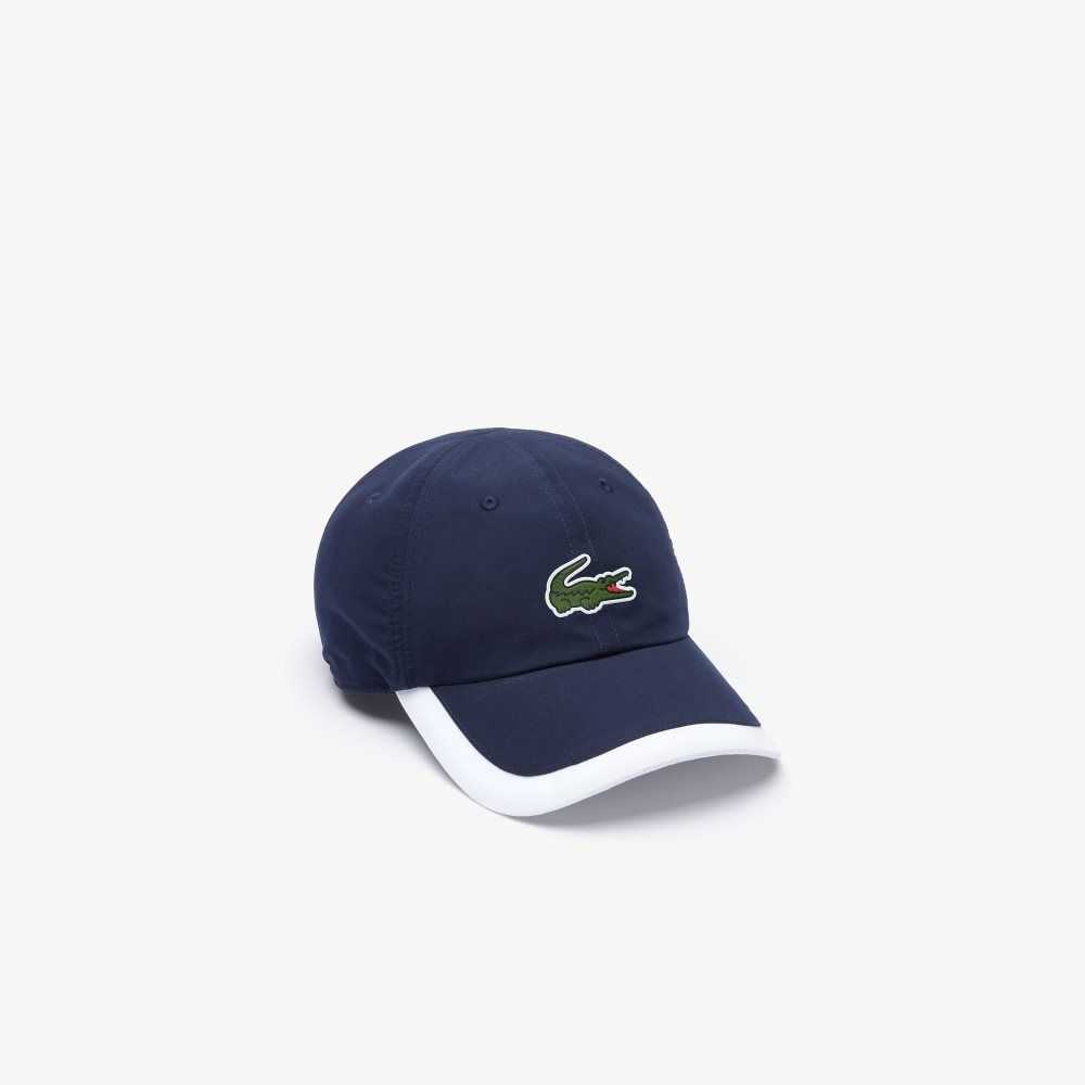 Lacoste SPORT Contrast Border Lätta Marinblå Blå Vita | TDRVB-5914