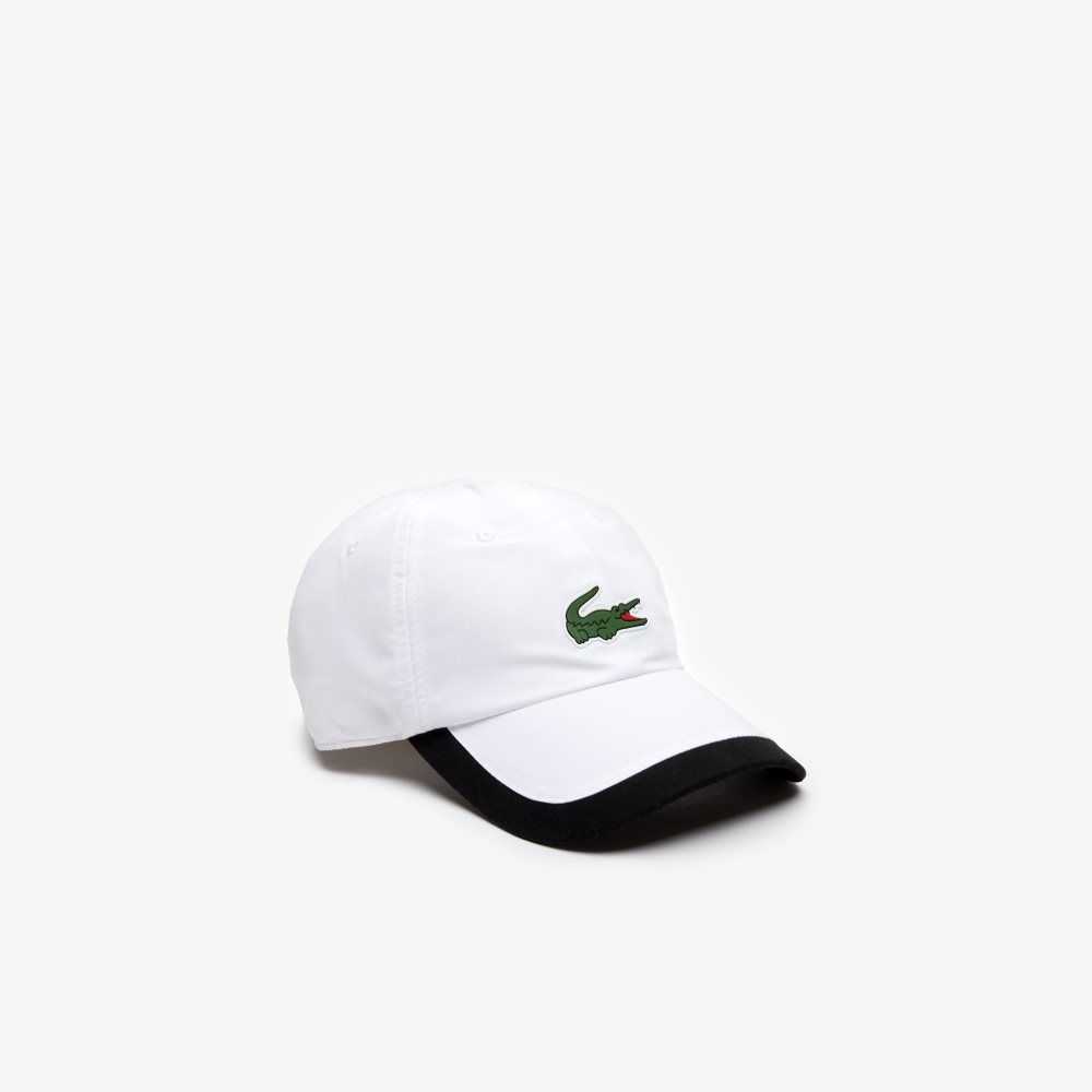 Lacoste SPORT Contrast Border Lätta Vita Svarta | SRNQT-3281