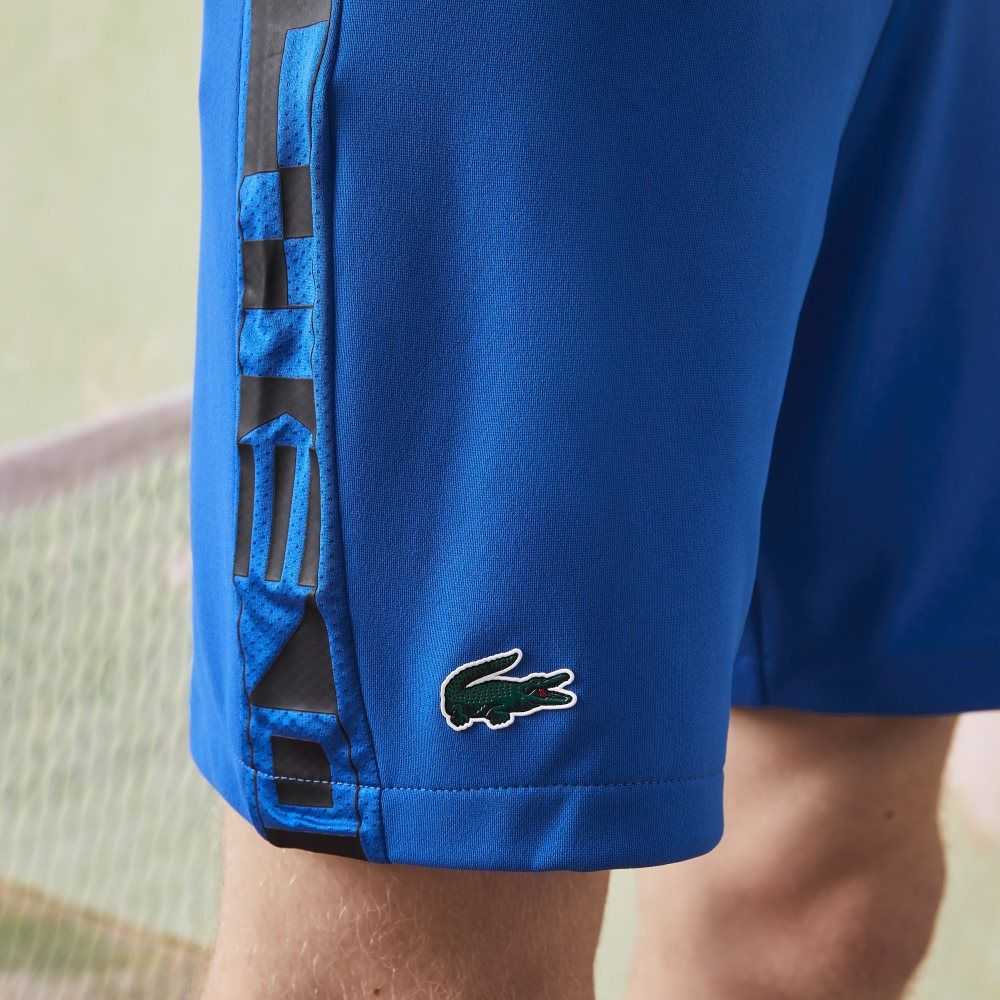 Lacoste SPORT Contrast Print Tennis Blå Svarta | RLQNF-2415