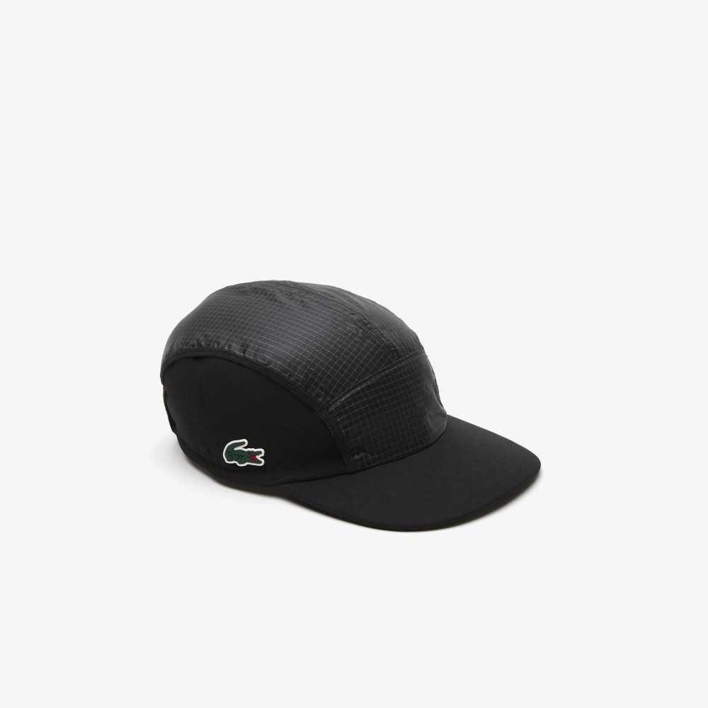 Lacoste SPORT Folding Peak Girolle Svarta | RUKVJ-0672