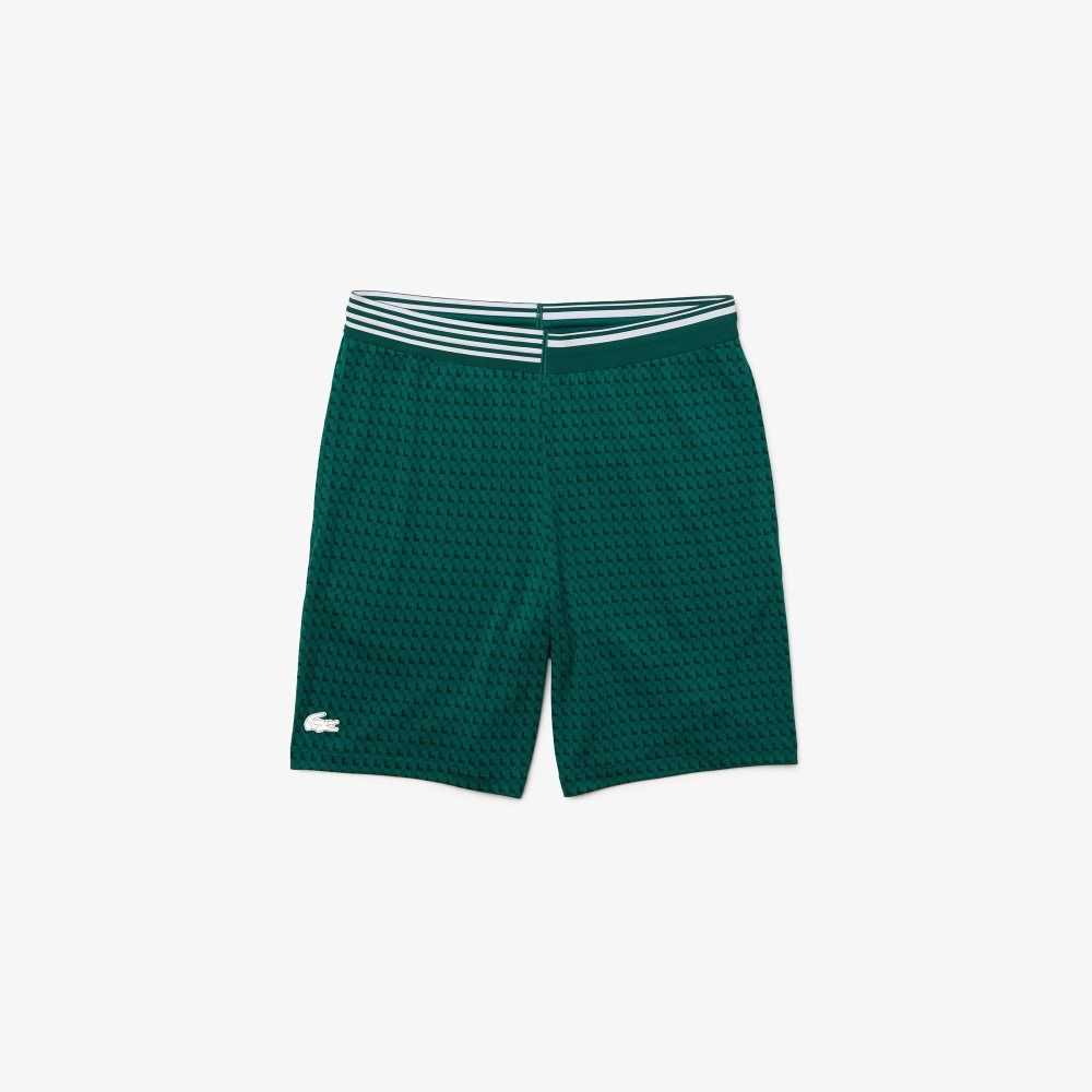 Lacoste SPORT Houndstooth Patterned Andas Gröna Vita | BNGFD-5794