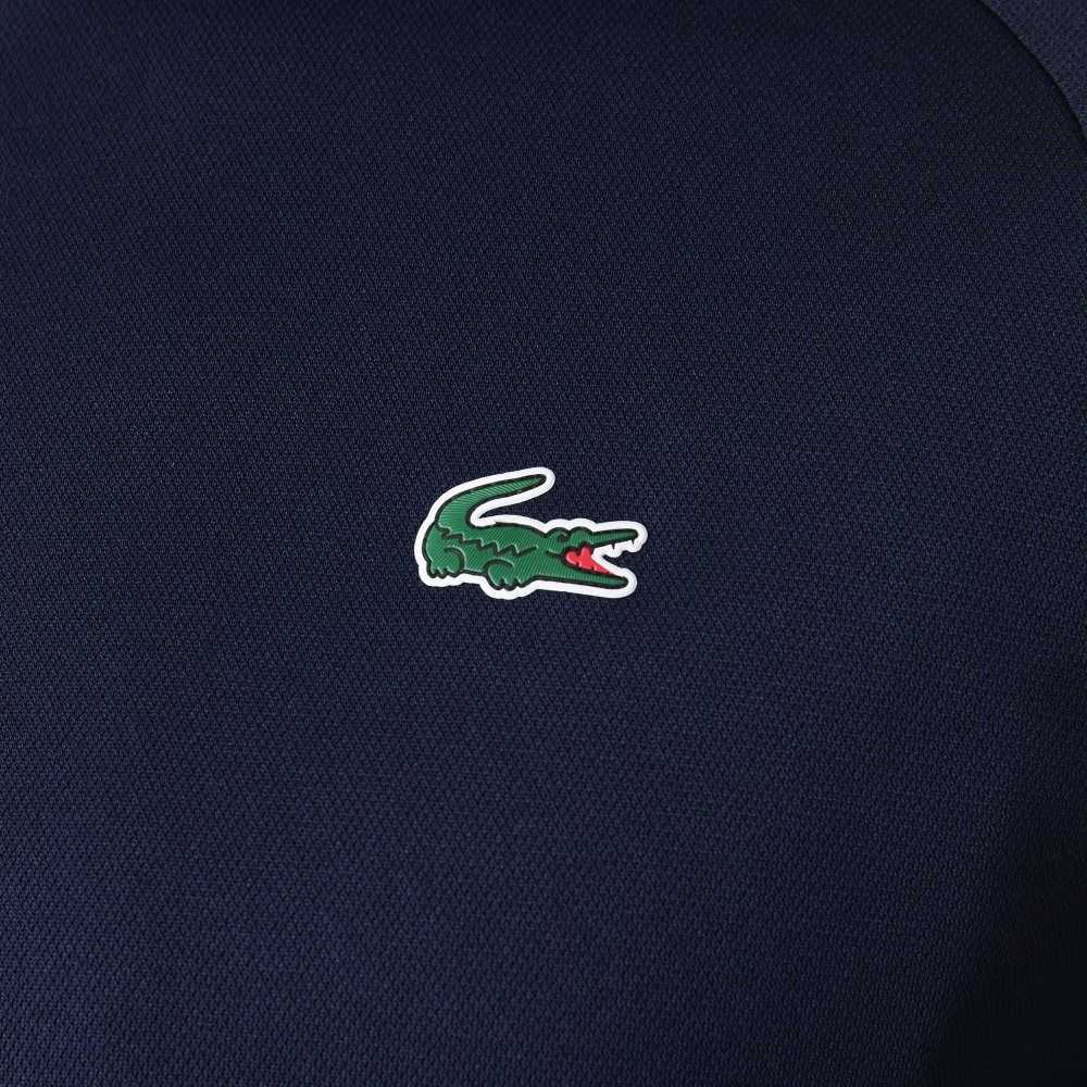 Lacoste SPORT Klassiska Fit Zip Tennis Marinblå Blå Gröna Vita | PJAIF-7316