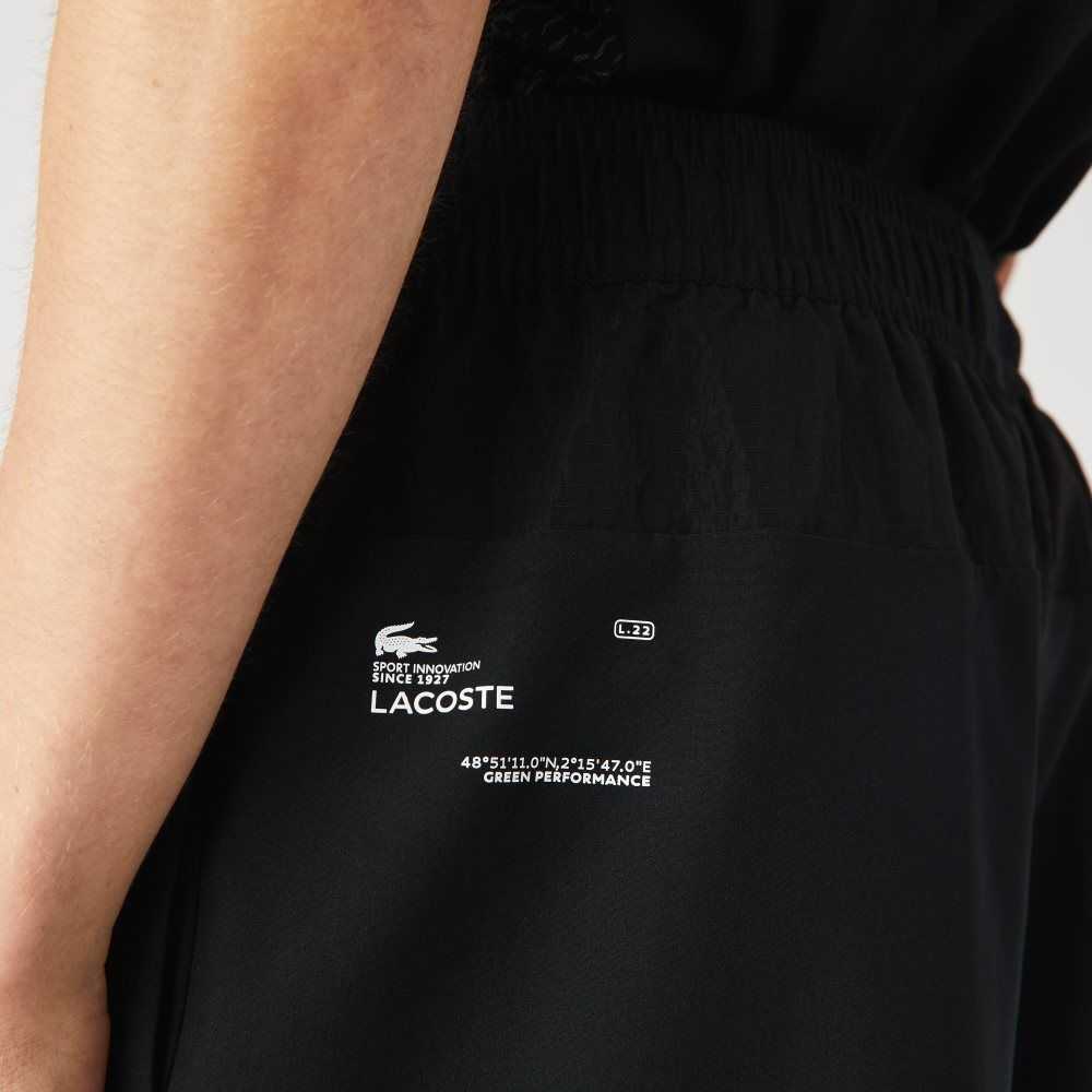 Lacoste SPORT Layered Svarta Gröna Vita | YIFQZ-6278