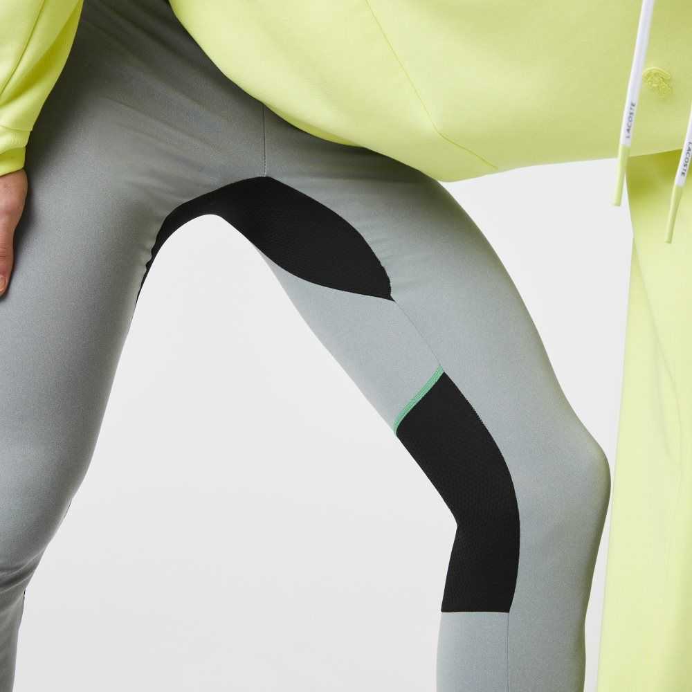 Lacoste SPORT Leggings Grå Svarta Vita | ACOIP-6380