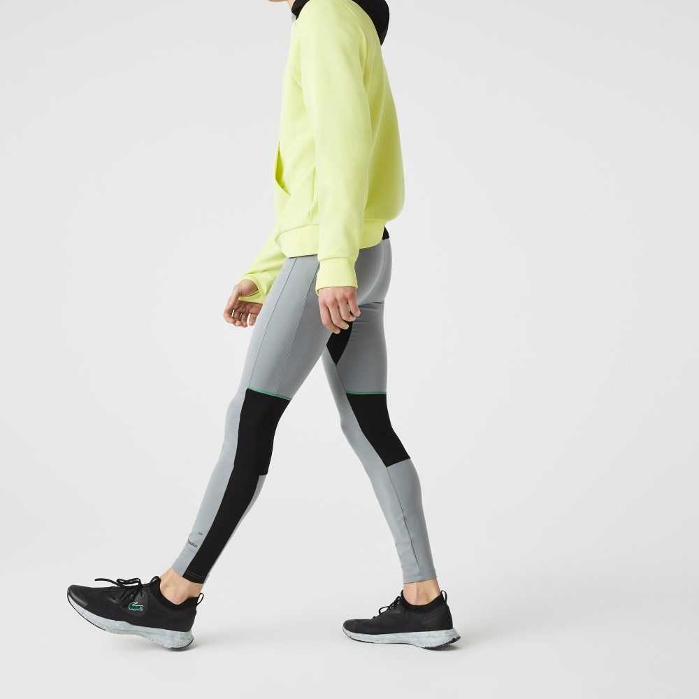 Lacoste SPORT Leggings Grå Svarta Vita | ACOIP-6380