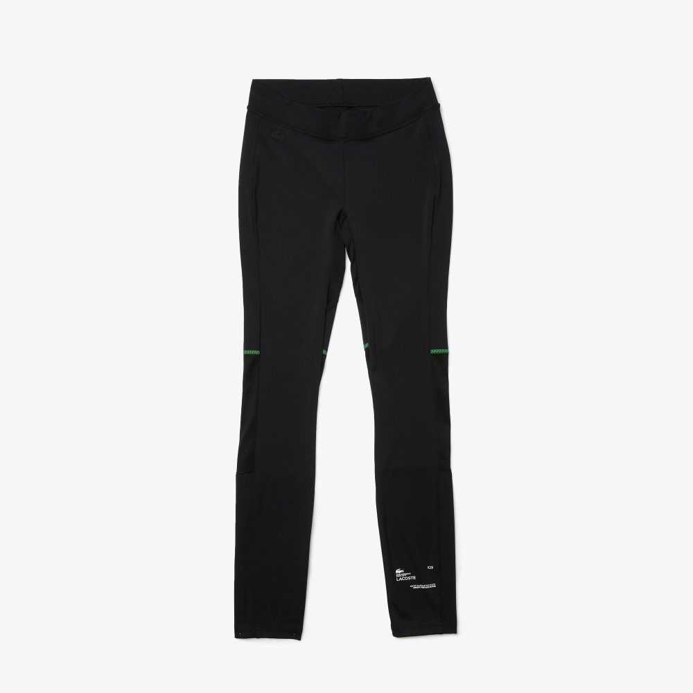 Lacoste SPORT Leggings Svarta Vita | UDLKE-6740