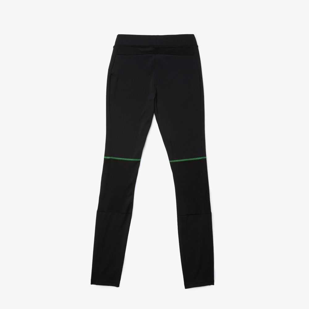 Lacoste SPORT Leggings Svarta Vita | UDLKE-6740