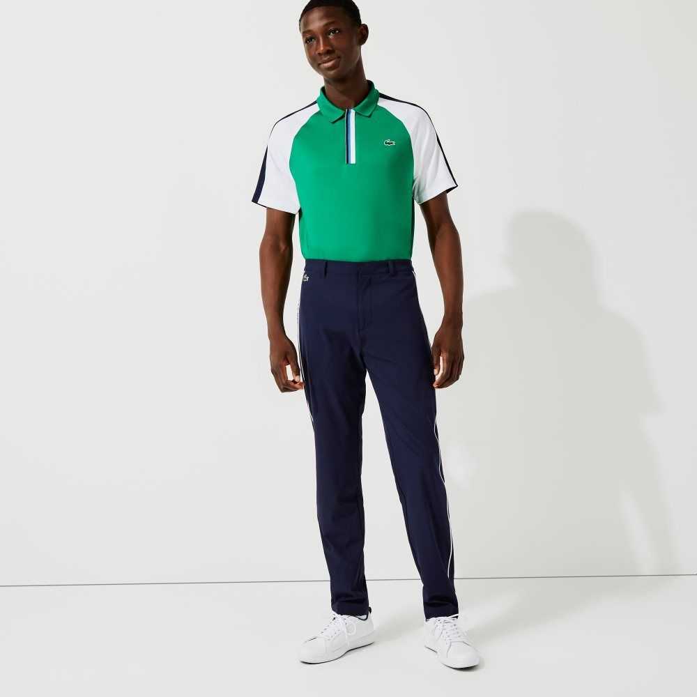 Lacoste SPORT Light Stretch Golf Marinblå Blå Vita | WNPTA-9642