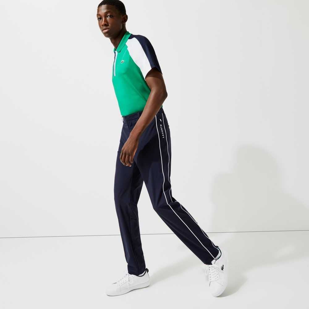 Lacoste SPORT Light Stretch Golf Marinblå Blå Vita | WNPTA-9642